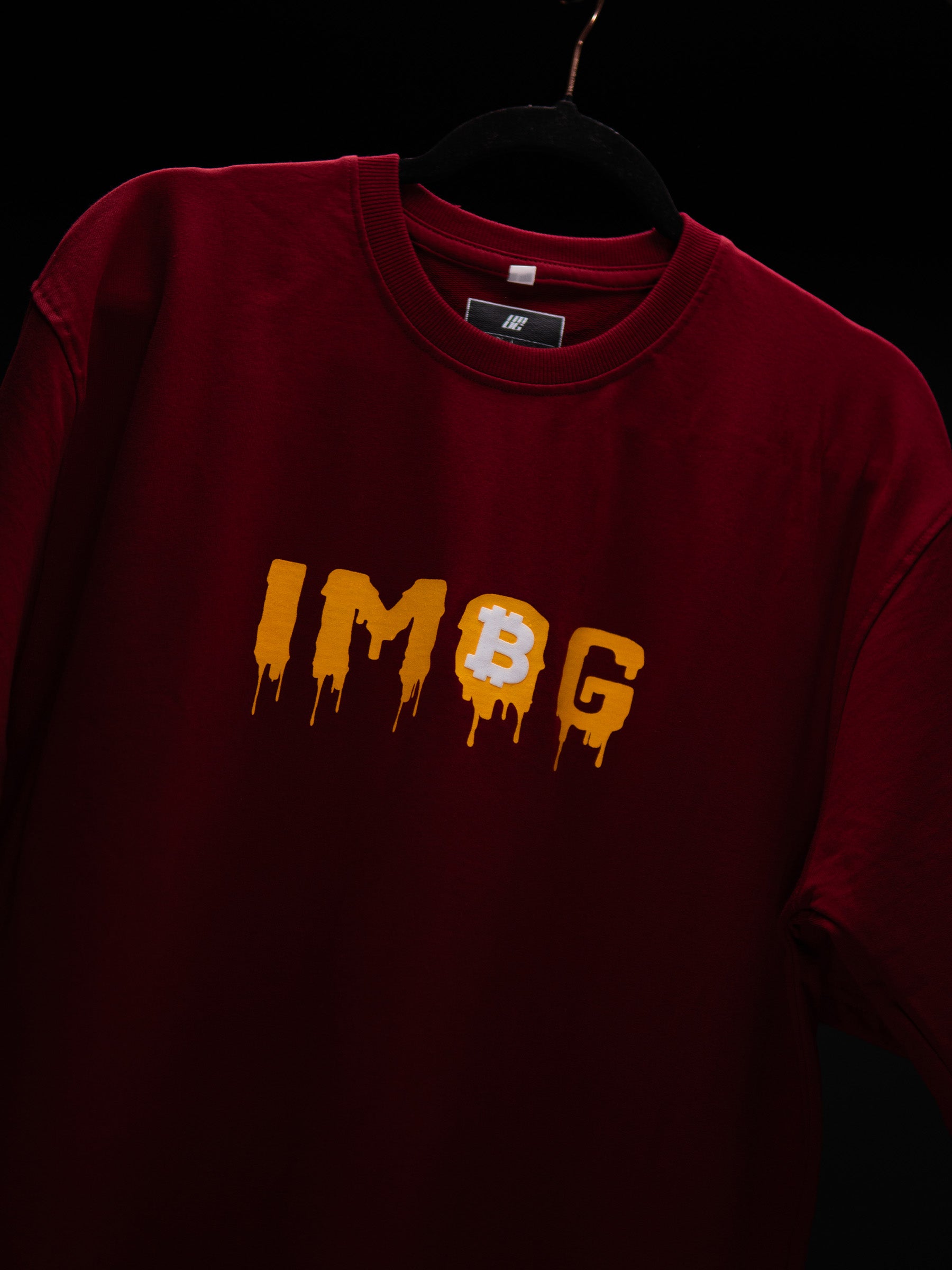 OUT OF LOSSES OVERSIZED MAROON T SHIRT