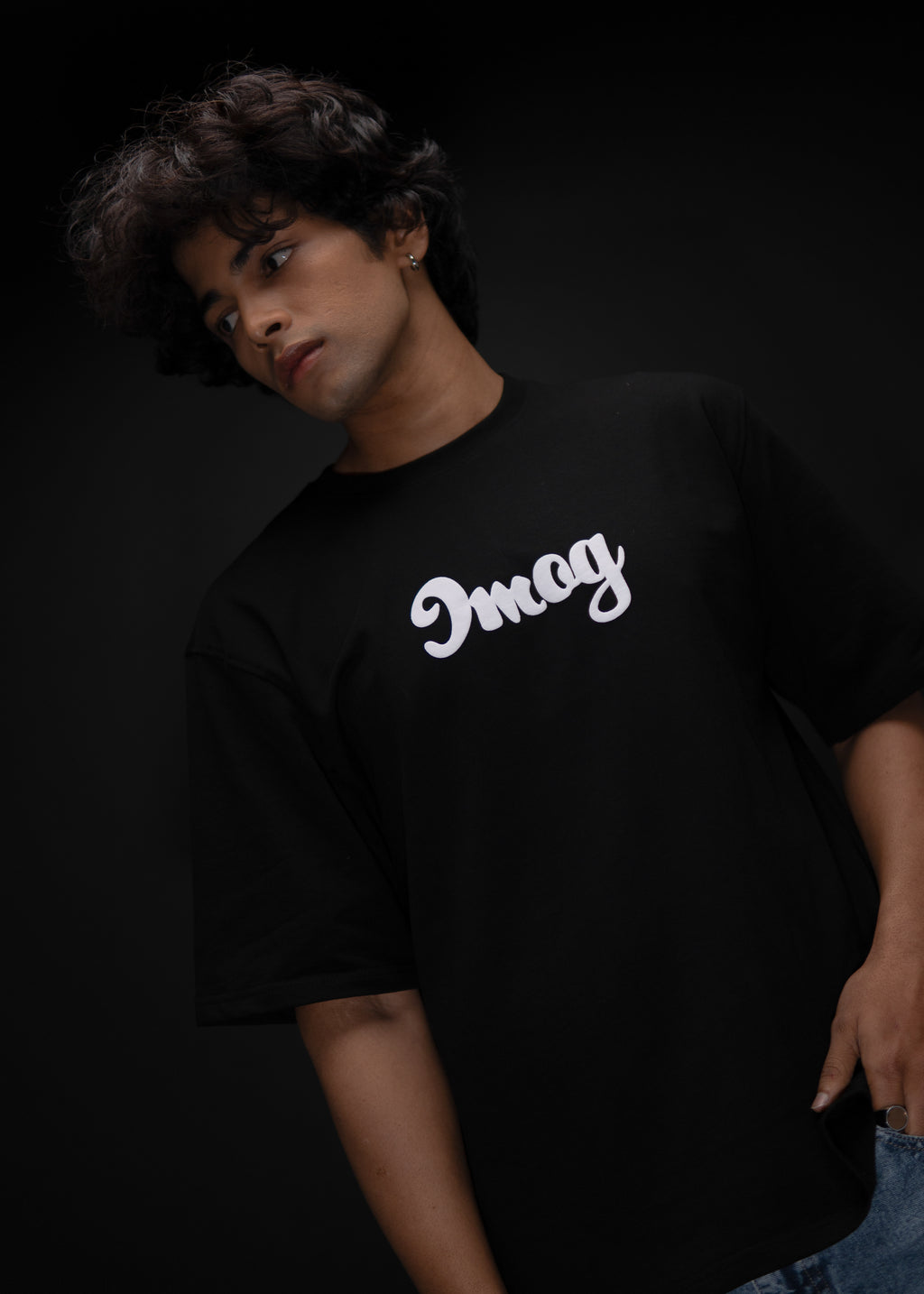 CASINO OVER SEX OVERSIZED BLACK T SHIRT