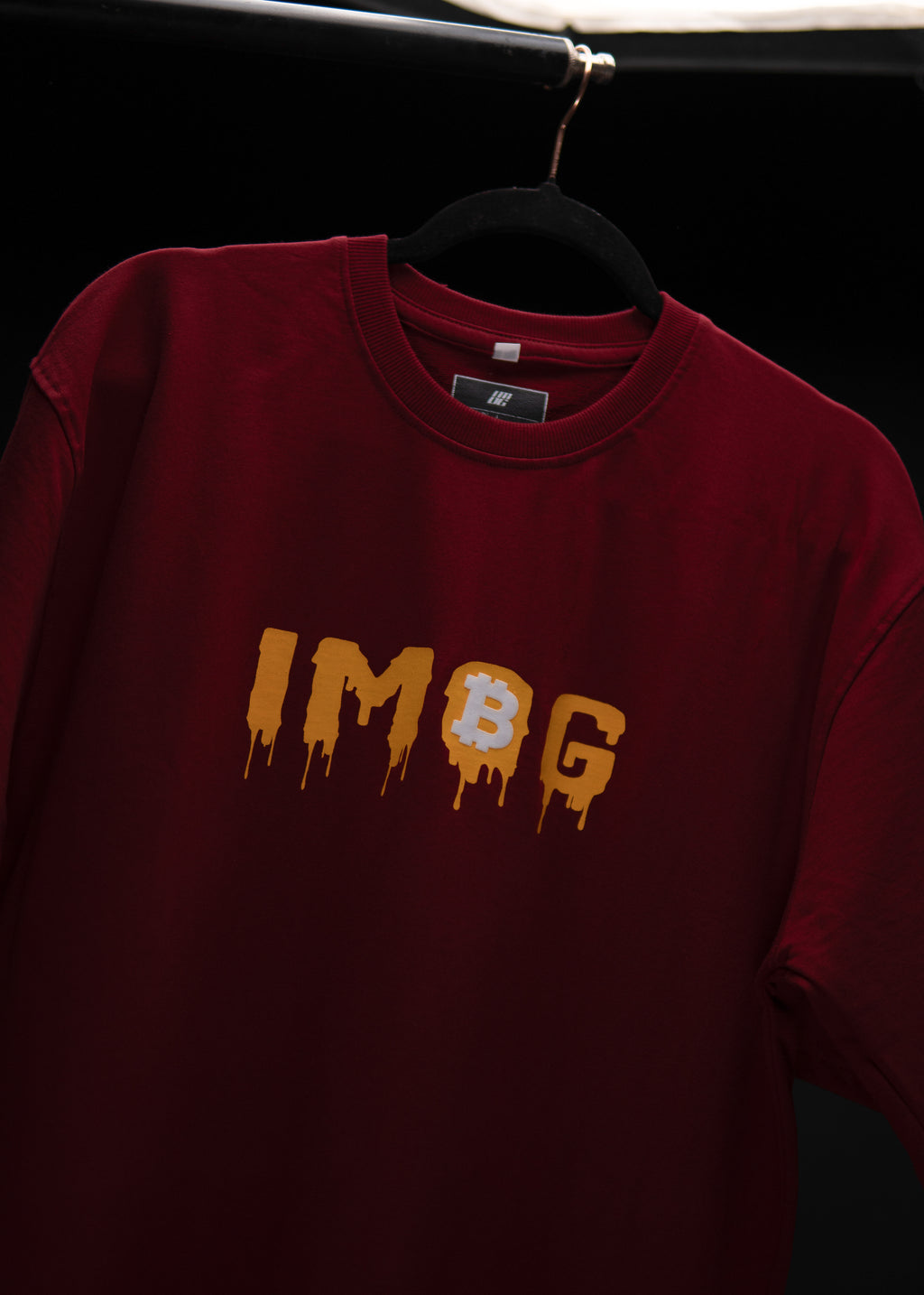 OUT OF LOSSES OVERSIZED MAROON T SHIRT