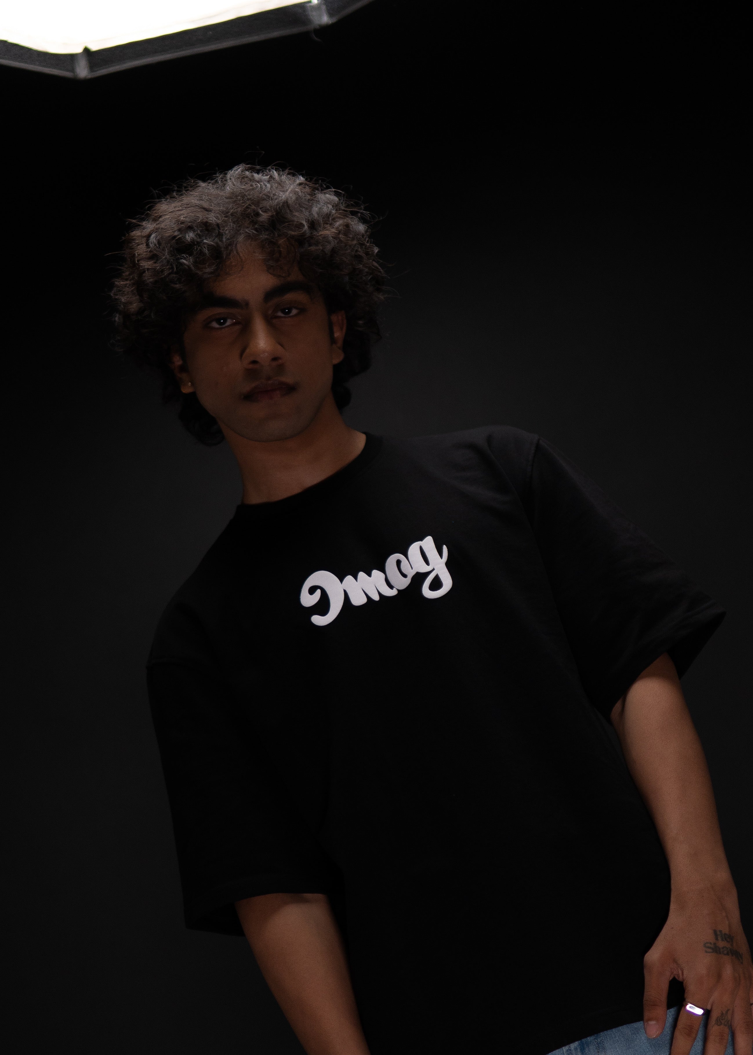 TRADING OVER SEX OVERSIZED BLACK T SHIRT