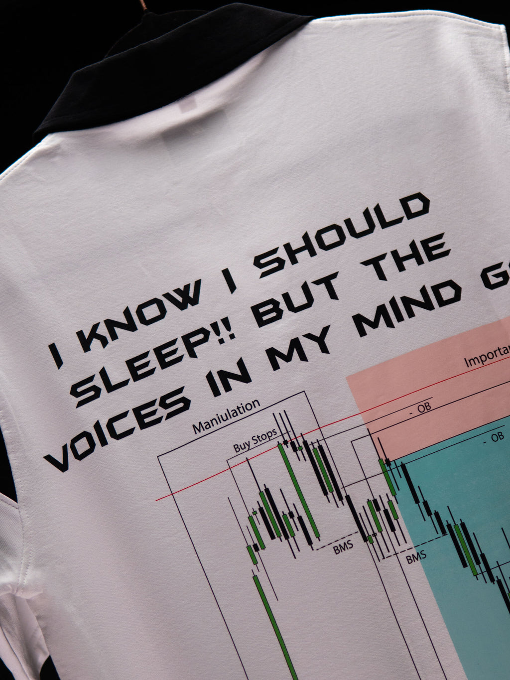 MY MIND TRADING OVERSIZED WHITE POLO T SHIRT