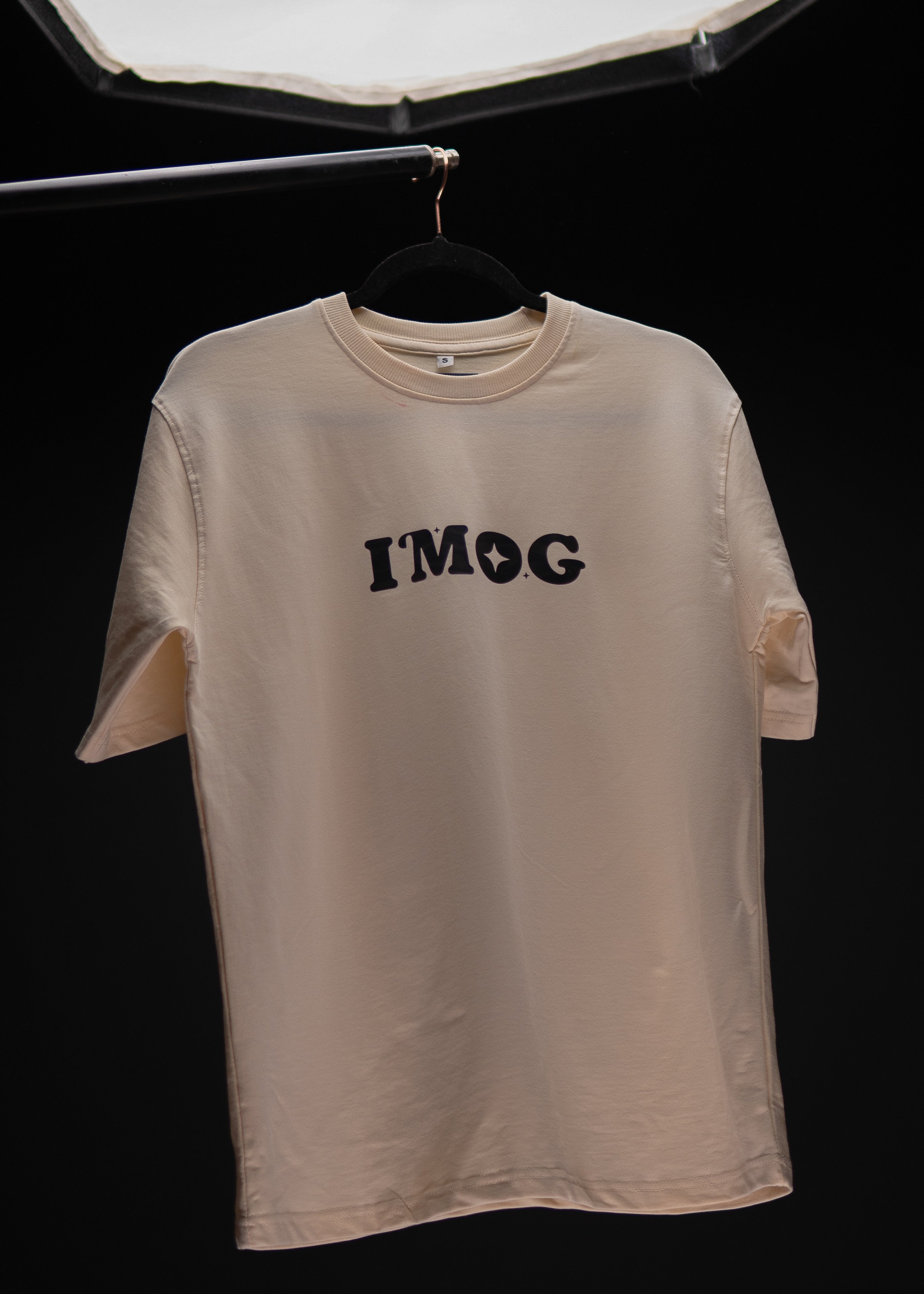 HARSHAD MEHTA SANDAL CREAMY OVERSIZED T SHIRT