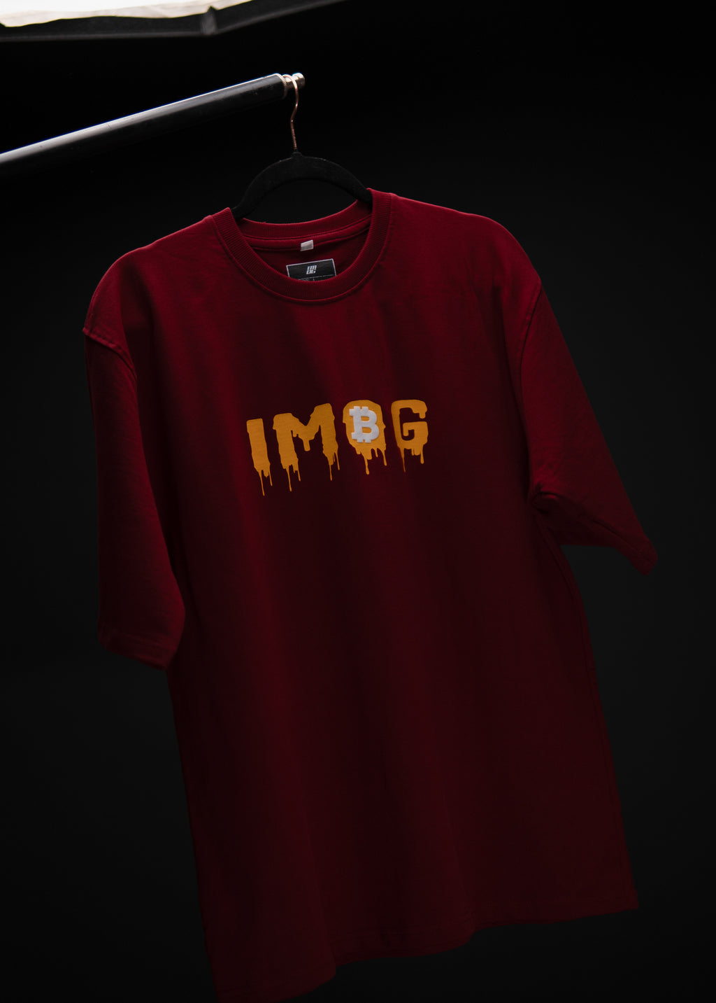 OUT OF LOSSES OVERSIZED MAROON T SHIRT