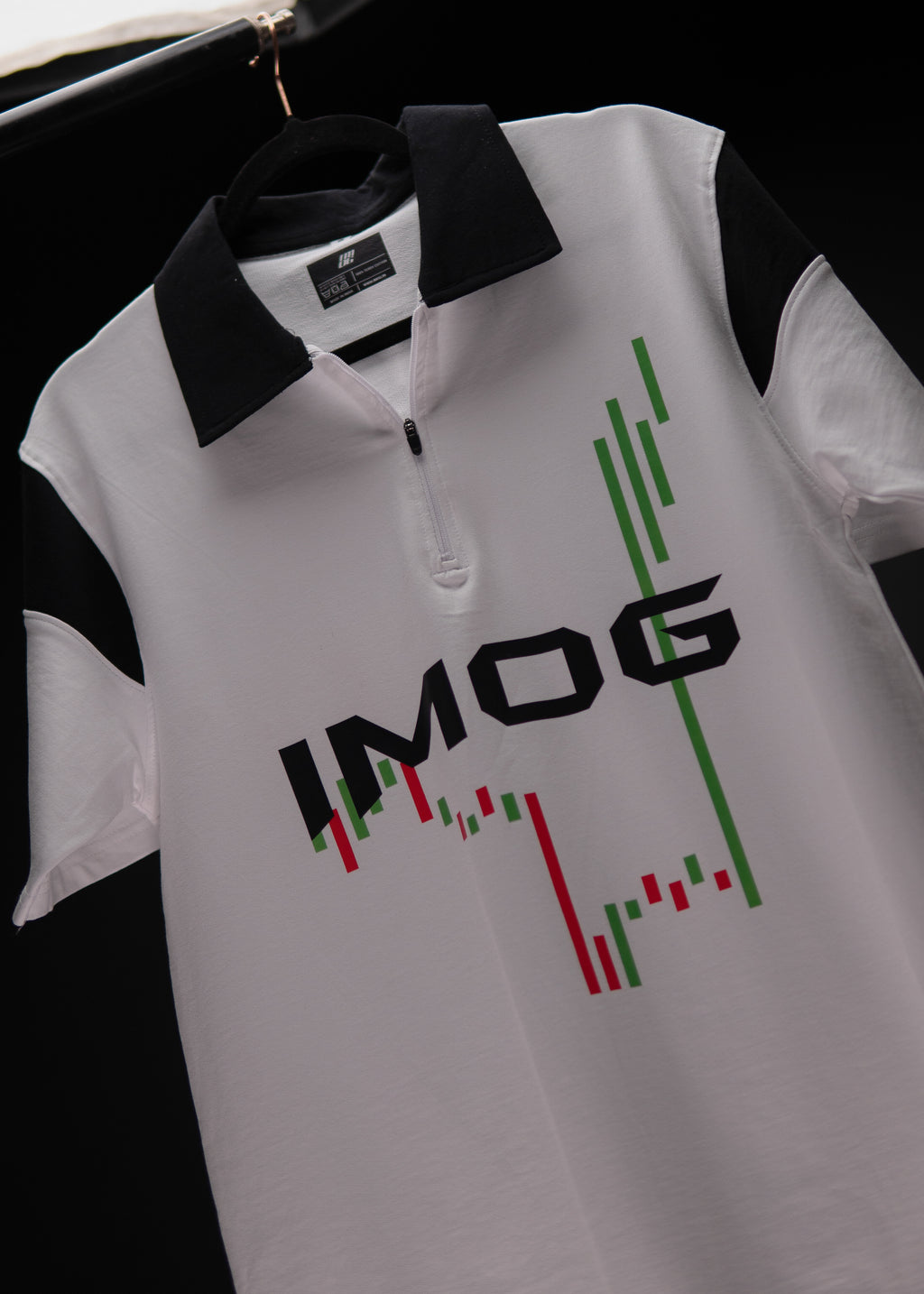 MY MIND TRADING OVERSIZED WHITE POLO T SHIRT