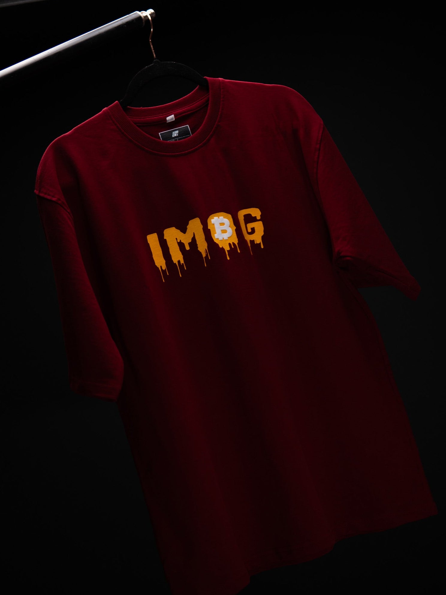 OUT OF LOSSES OVERSIZED MAROON T SHIRT