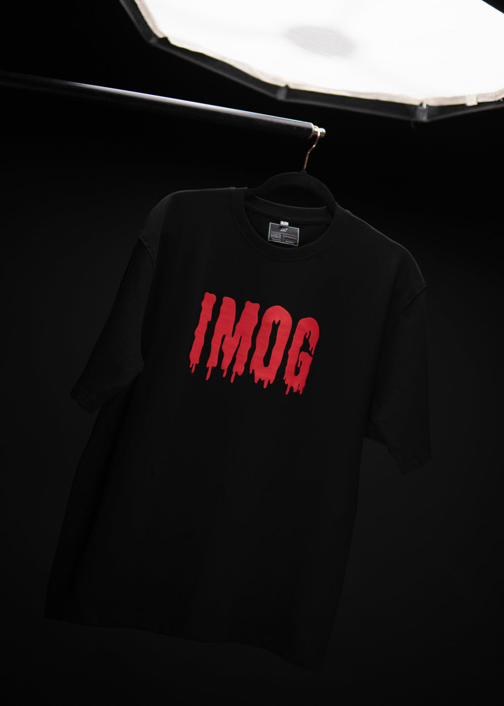 XAUUSD NEVER ❤️‍🩹 OVERSIZED BLACK T SHIRT