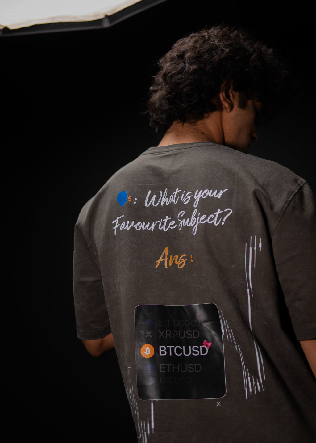 BTC FAV GREY ACID WASH OVERSIZED T SHIRT