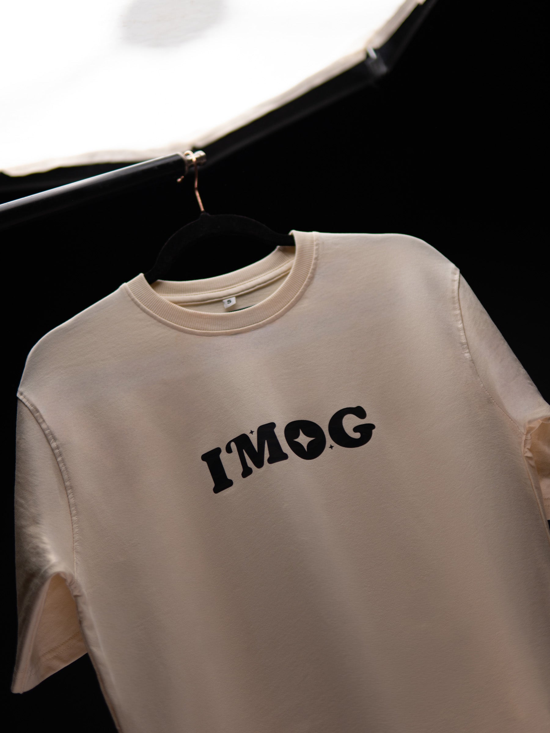 HARSHAD MEHTA SANDAL CREAMY OVERSIZED T SHIRT