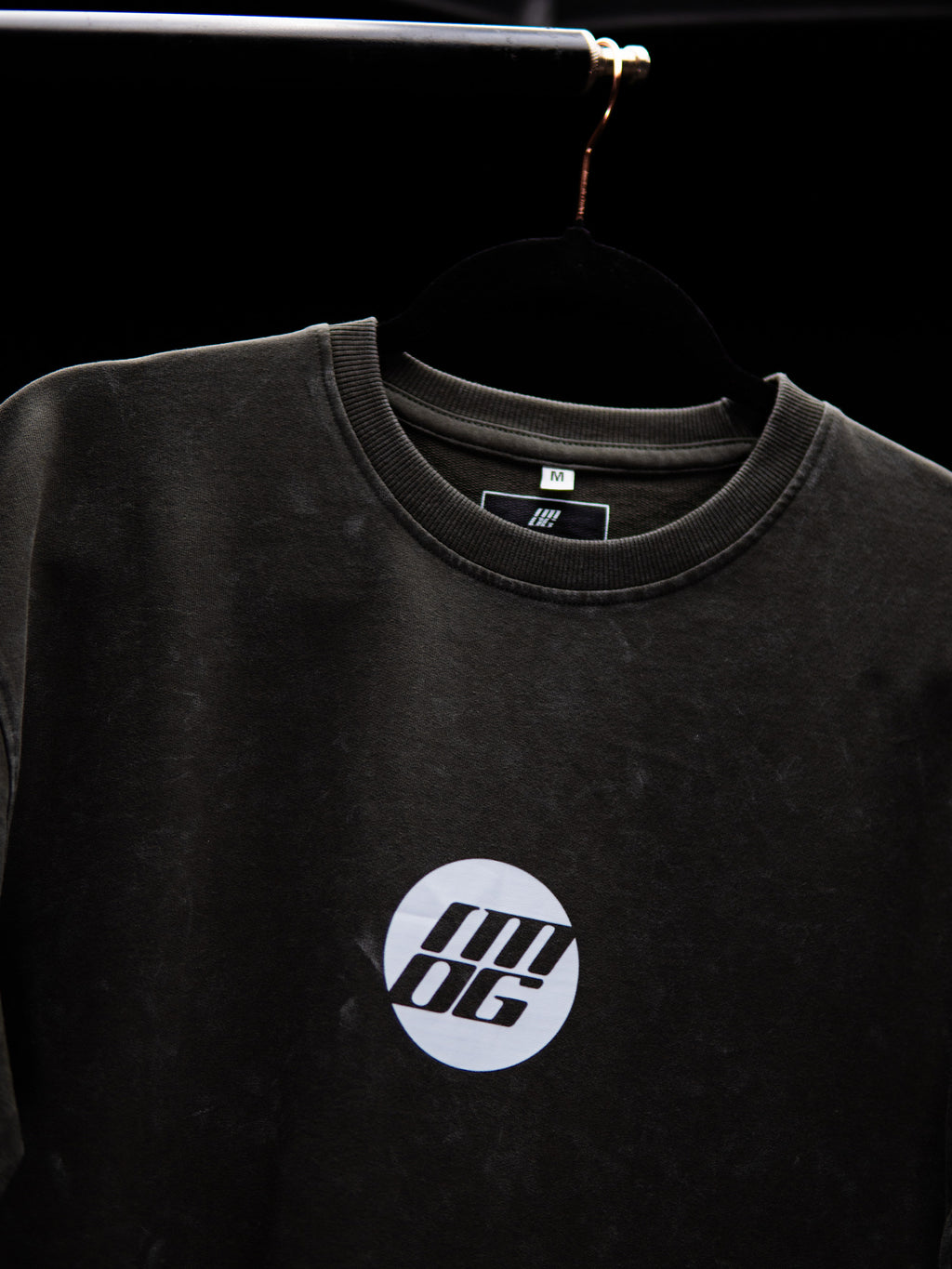 BTC FAV GREY ACID WASH OVERSIZED T SHIRT