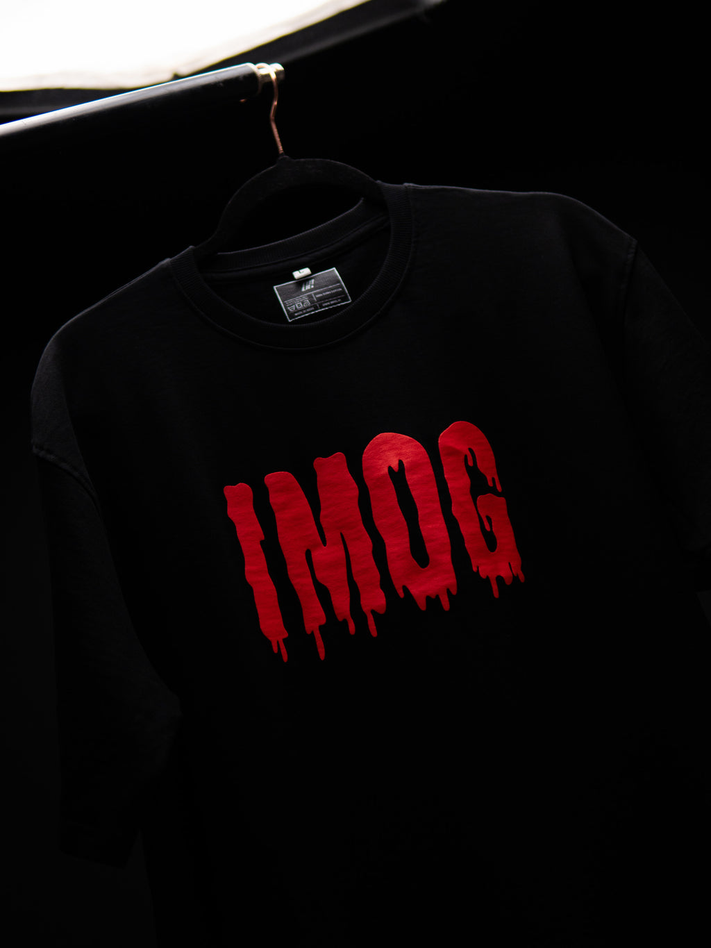 XAUUSD NEVER ❤️‍🩹 OVERSIZED BLACK T SHIRT